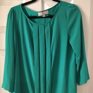 Loft Green Blouse Size L